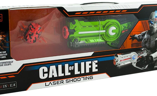 Laserová infračervená pistole + hmyz