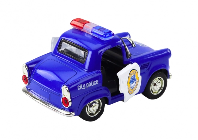 Klasické policejní auto 1:38 Světla Drive Sound Blue