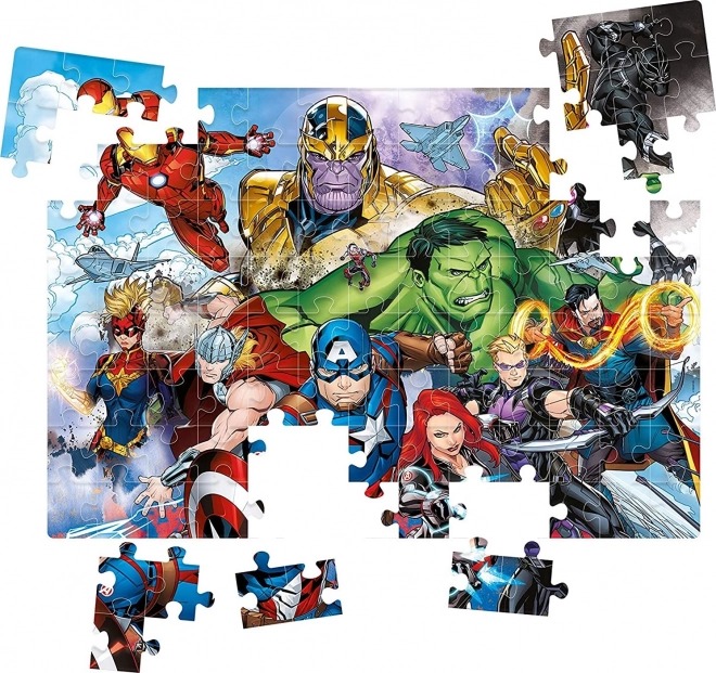 CLEMENTONI Puzzle Marvel: Avengers 104 dílků