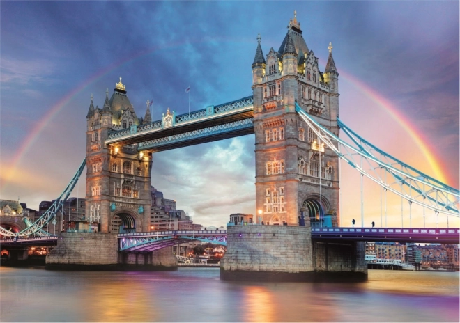 TREFL Puzzle s třídičem 2v1 Tower Bridge, Londýn 1000 dílků