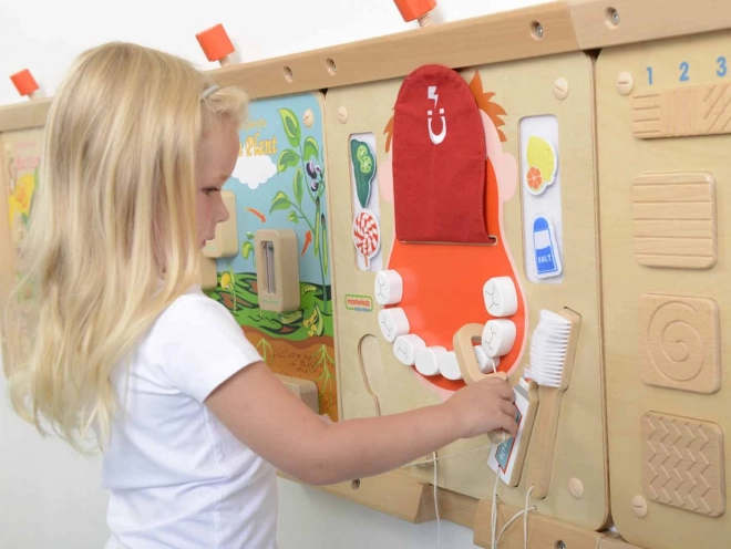 Sensory Board Higiena ústní dutiny Montessori