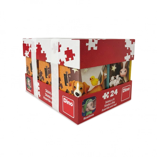 Dino puzzle zvířátka na farmě