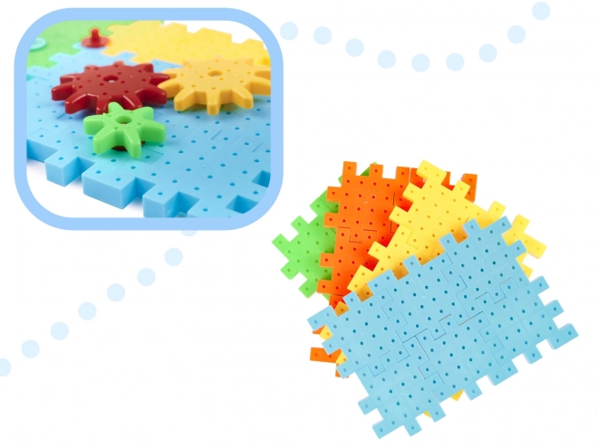 Stavební kostky Magical Blocks - 81 kusů