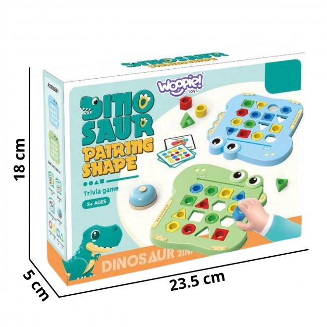 Woopie Montessori skládačka dinosaurus - Obratnostní hra