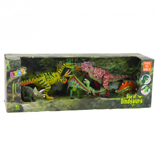 Sada pohyblivých figurek dinosaurů