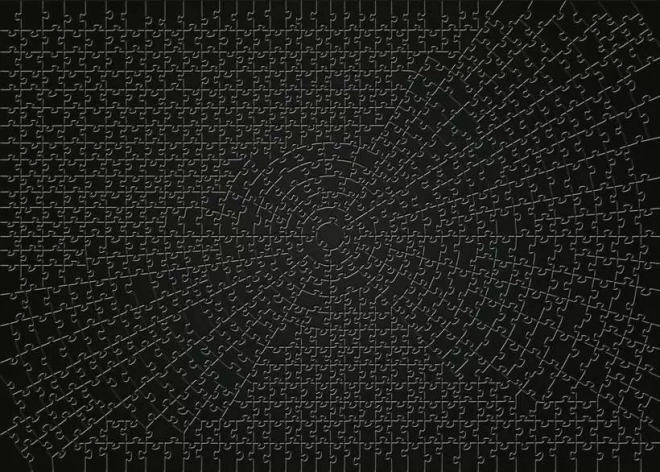 Puzzle 736 dílků Crypt Black