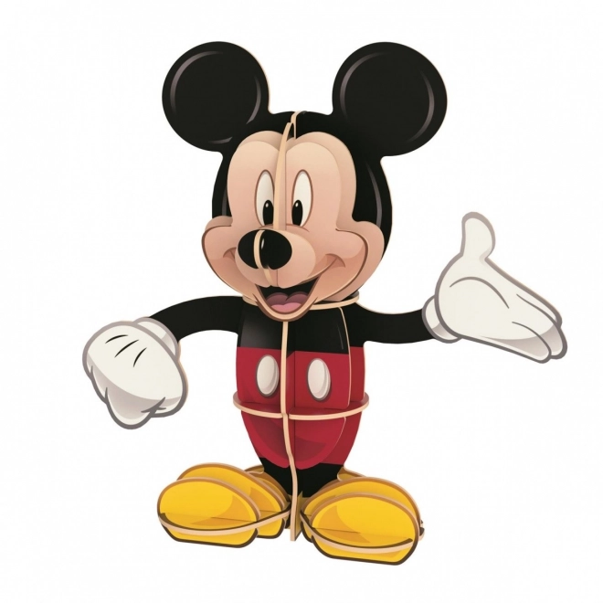 Puzzle Mickey Mouse 104 dílků a 3D model