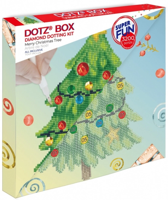 Sada Diamond Dotz Merry Christmas Tree Set