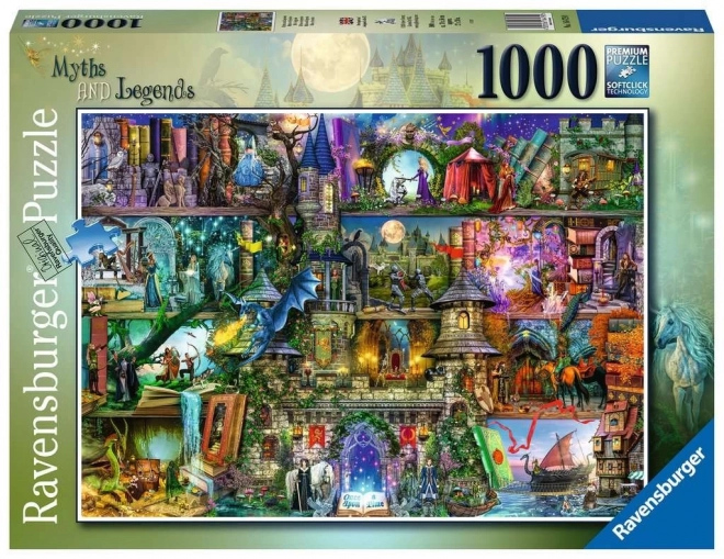 Ravensburger puzzle Mýty a legendy 1000 dílků