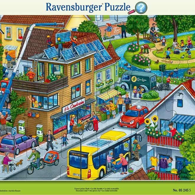 RAVENSBURGER Puzzle Naše zelené město 24 dílků
