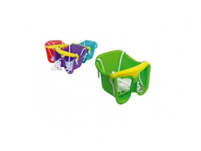 Dětská závěsná baby houpačka – Modrá