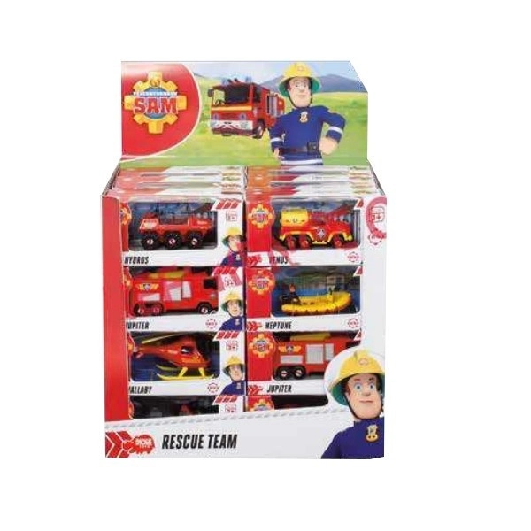 Vozidla SIMBA Fireman Sam 1/64 - 1 kus