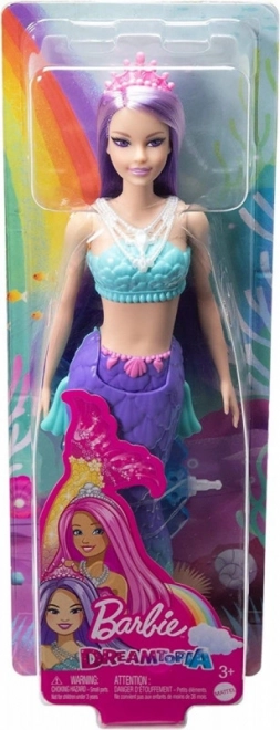 Panenka Barbie Dreamtopia Mořská panna Fialový a modrý ocas