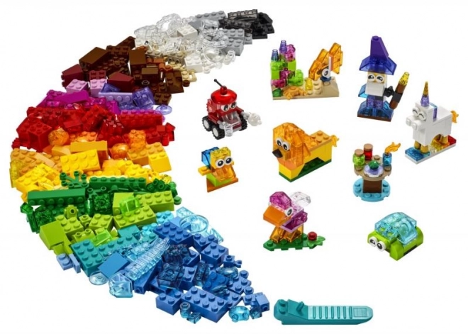 LEGO Classic 11013 Průhledné kreativní kostky