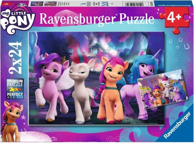 RAVENSBURGER Puzzle My Little Pony 2x24 dílků