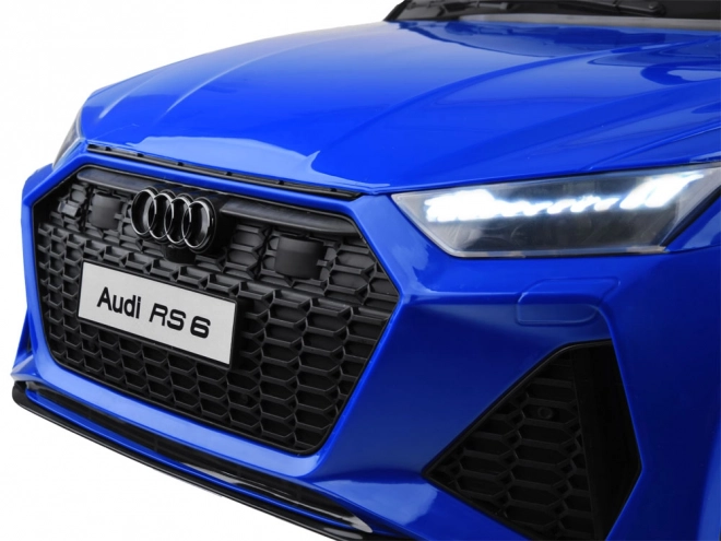 Auto na akumulátor Audi RS 6 pro děti – růžová