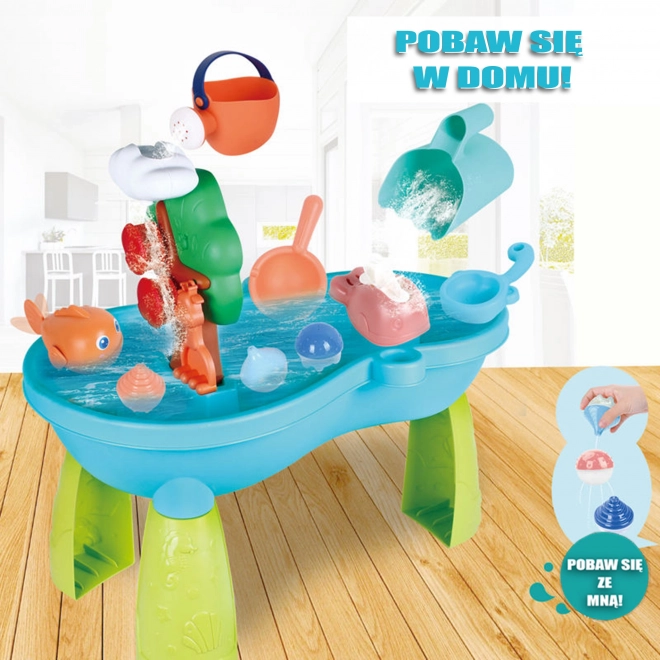 Woopie stolní vodní hra 2v1 s pískovištěm