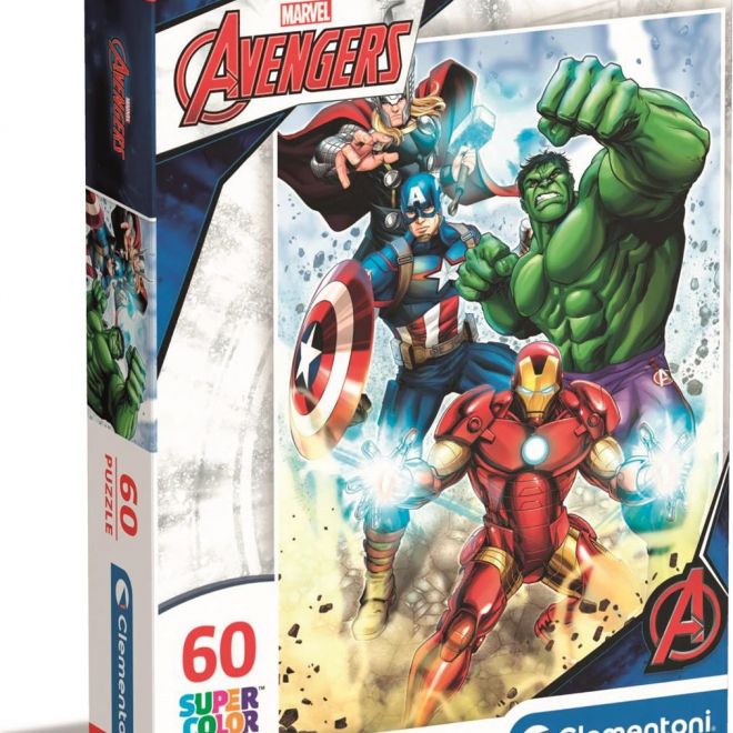 CLEMENTONI Puzzle Marvel Avengers 60 dílků
