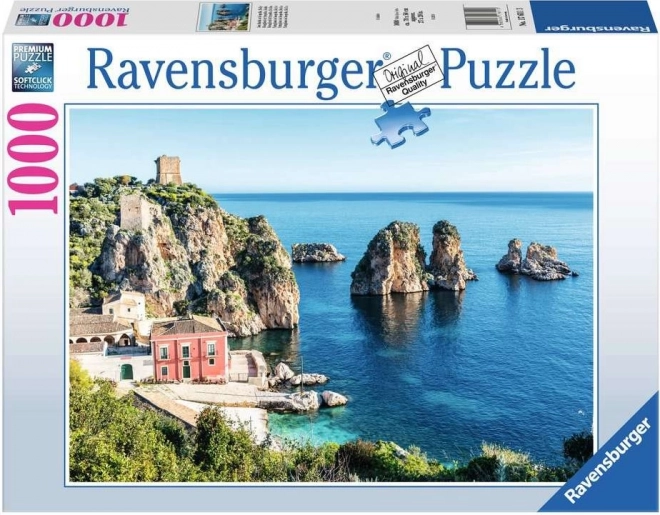 Ravensburger puzzle Faraglioni di Scopello 1000 dílků