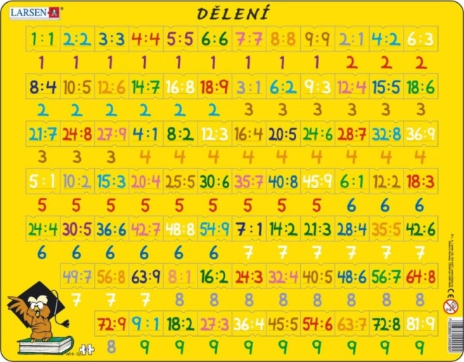 Larsen puzzle Matematika: dělení