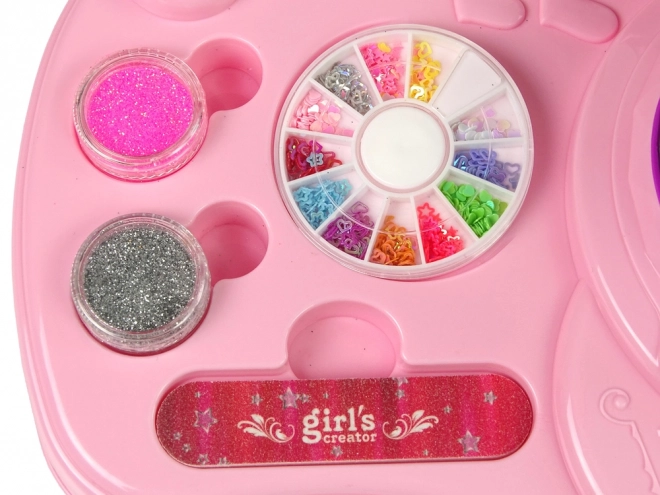 Sada laků na nehty Nail Glitter Lamp Stickers