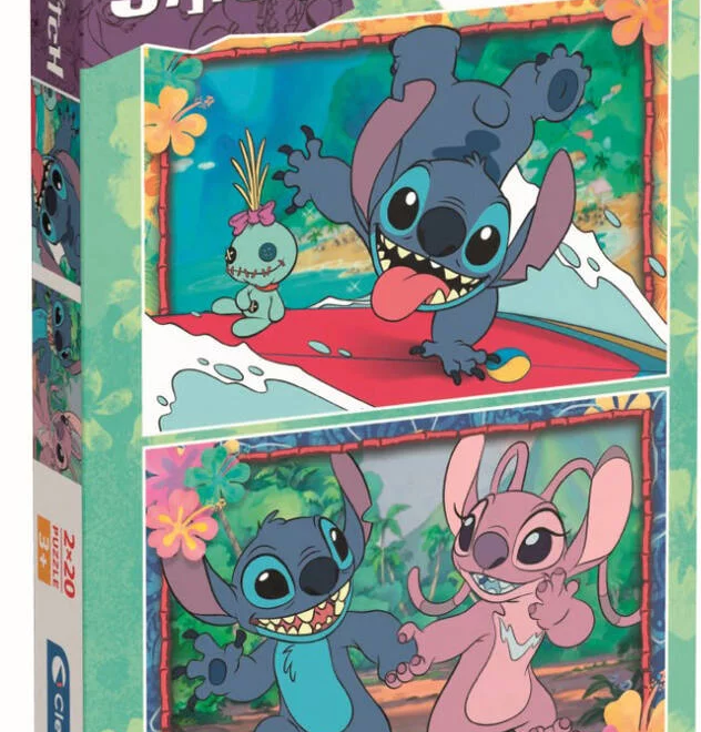 CLEMENTONI Puzzle Stitch 2x20 dílků