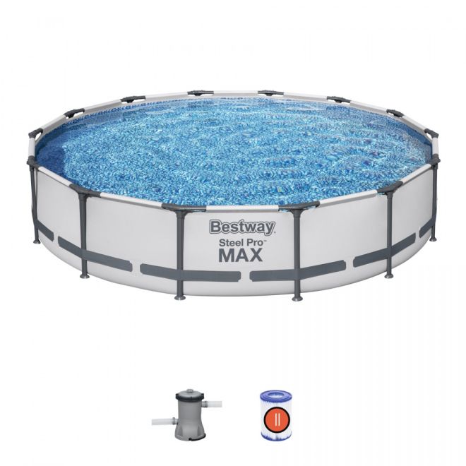 Bazén Steel Pro MAX 427x84 14FT BESTWAY 3v1 + čerpadlo + filtr II
