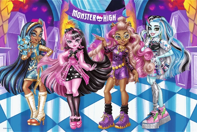 Puzzle 100 ks Strašní přátelé Monster High