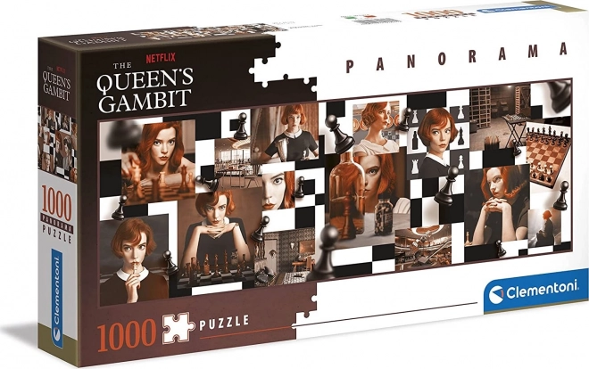 puzzle 1000 dílků Netflix Queen's Gambit Panorama