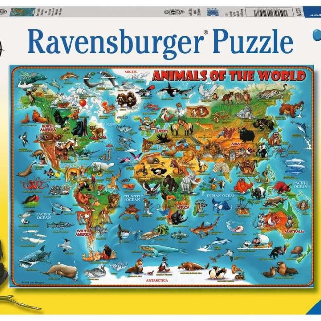 RAVENSBURGER Puzzle Zvířata světa XXL 300 dílků
