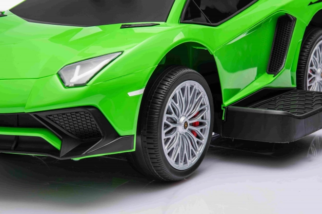 Lamborghini Aventador SV Green Push Ride, Pushher