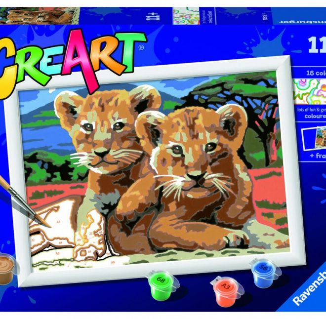 Malování CreArt pro děti Malí lvi