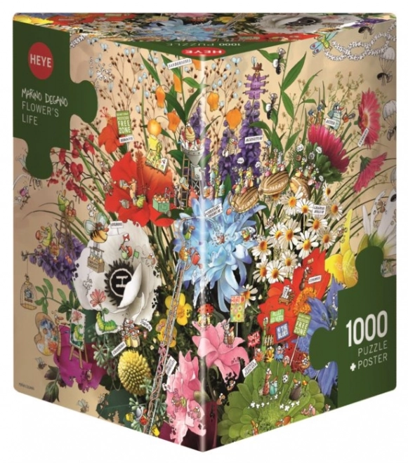 HEYE Puzzle Život květin 1000 dílků