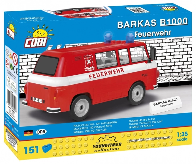 Youngtimer Barkas B1000 Feuerwehr 151 kusů