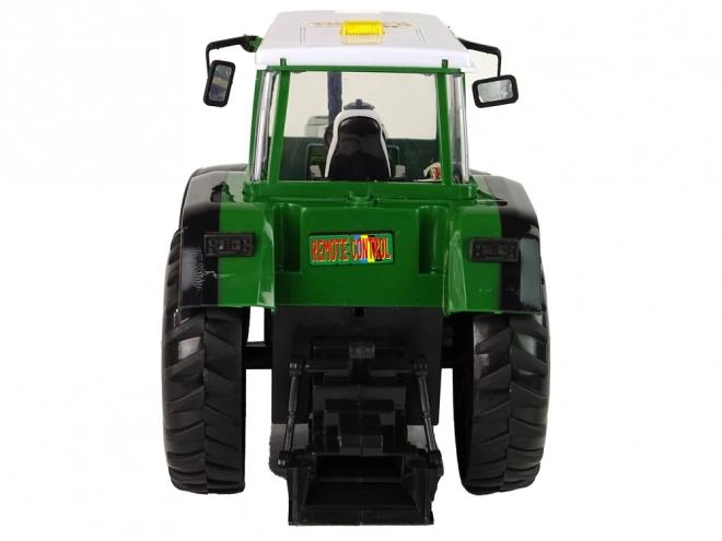 Zeleno-černý R/C traktor na dálkové ovládání 38 cm