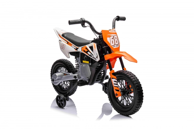 Dětská elektrická motorka Cross Pantone 361C oranžová