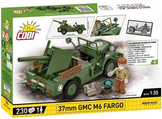 37 mm podložky GMC M6 Fargo