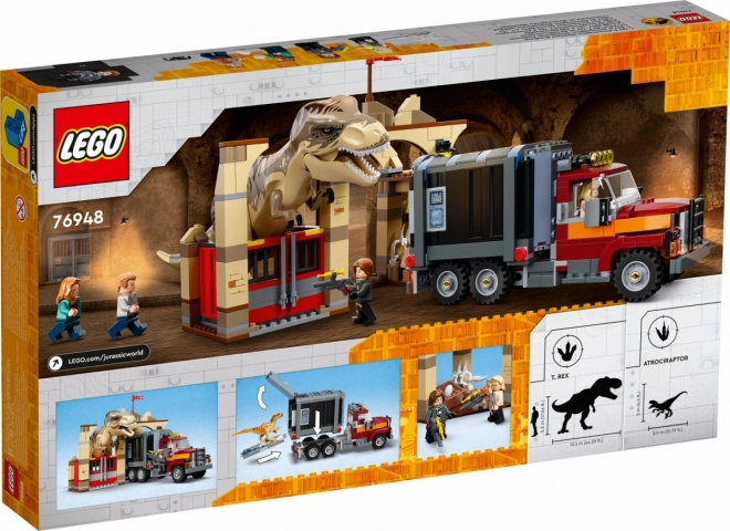 LEGO® Jurassic World 76948 Útěk T-rexe a atrociraptora