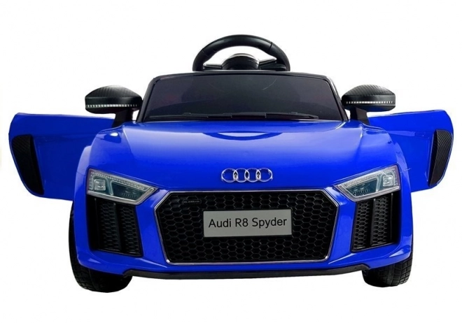 Audi R8 Spyder Baterie Auto Modrá