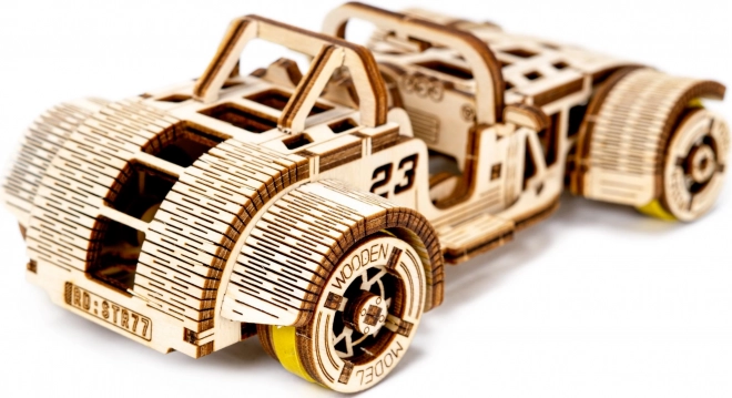 WOODEN CITY 3D puzzle Automobil Roadster 111 dílů