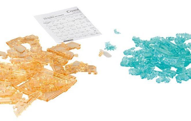 HCM KINZEL 3D Crystal puzzle Socha Svobody 78 dílků