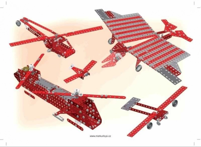 Merkur Red Baron, 680 dílů, 40 modelů