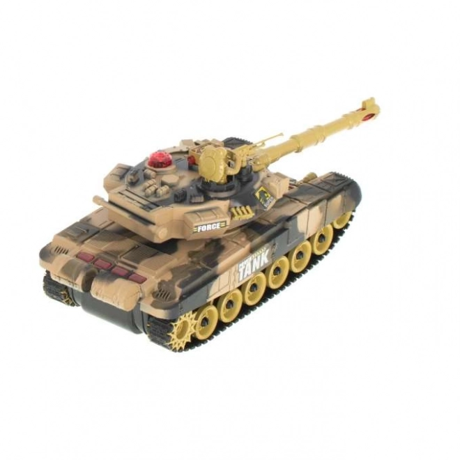 Vojenský RC tank 2.4 GHz pouštní