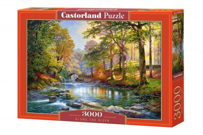 Puzzle 3000 prvků Podél řeky