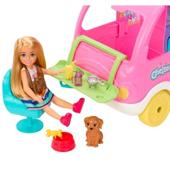 Barbie karavan s Chelsea a zvířátky