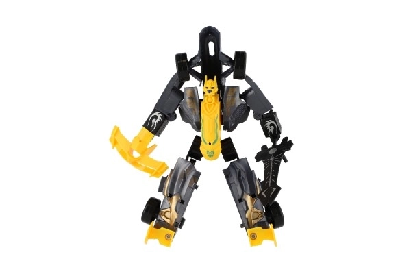 Transformer auto/robot závodní formule plast 19 cm na kartě