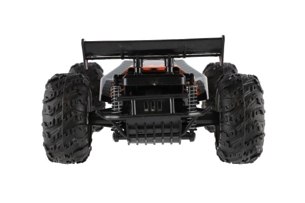 Auto RC Buggy rychlostní 2,4GHz plast 25cm na baterie oranžové v krabici 31x14x18cm