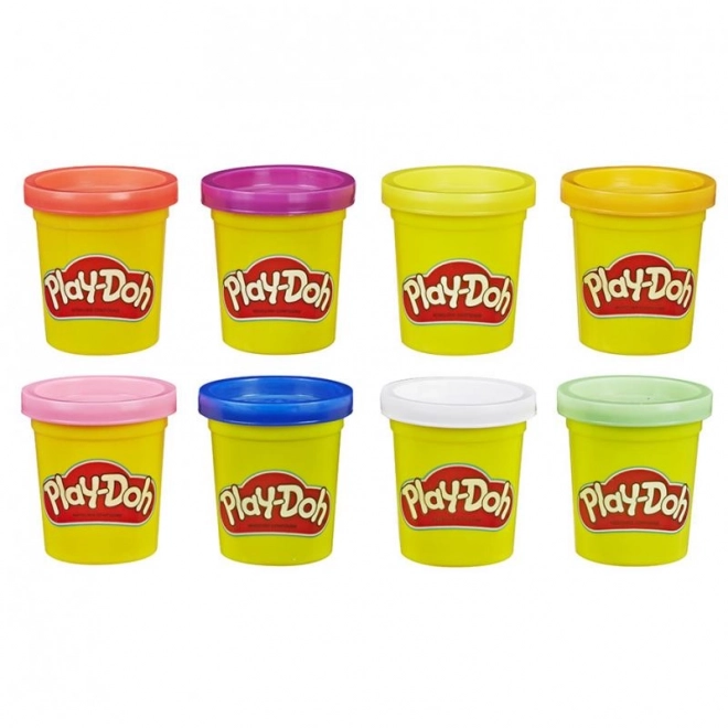 Play-doh Balení 8 ks kelímků neonové barvy