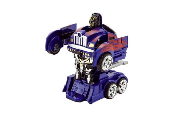 Transformer auto kamion tahač/robot plast 13cm
