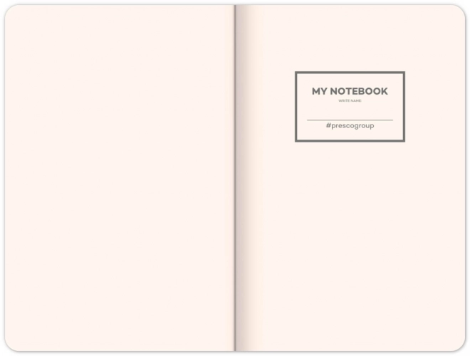 Luxusní notes Notique černošedý linkovaný